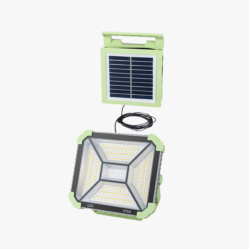 Kawalan Jauh Powered Solar Kecil Lampu Lima Lubang Kecil